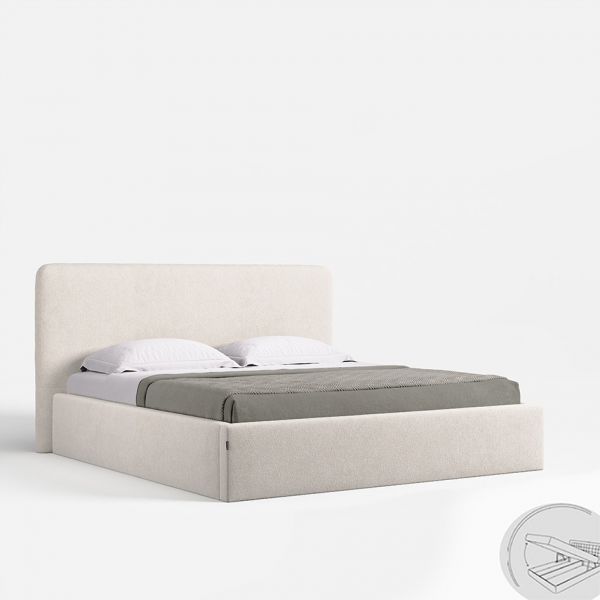 Soft bed Amelia 1,6x2,0 with lift