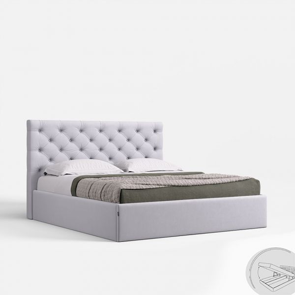 Soft bed Riviera 1,6x2,0 with lift