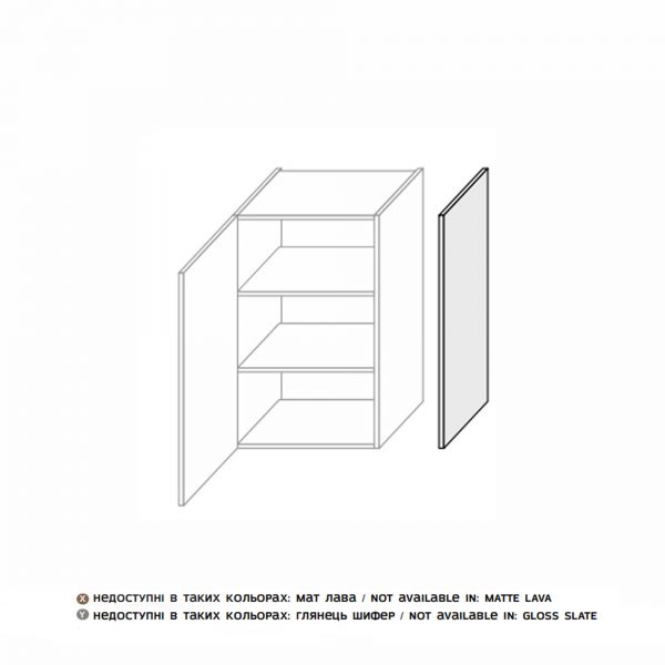 Side panel Glory cupboard 1420mm