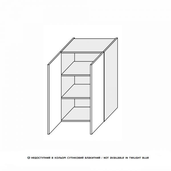 Upper section 60U/900 2dr of kitchen set Leo