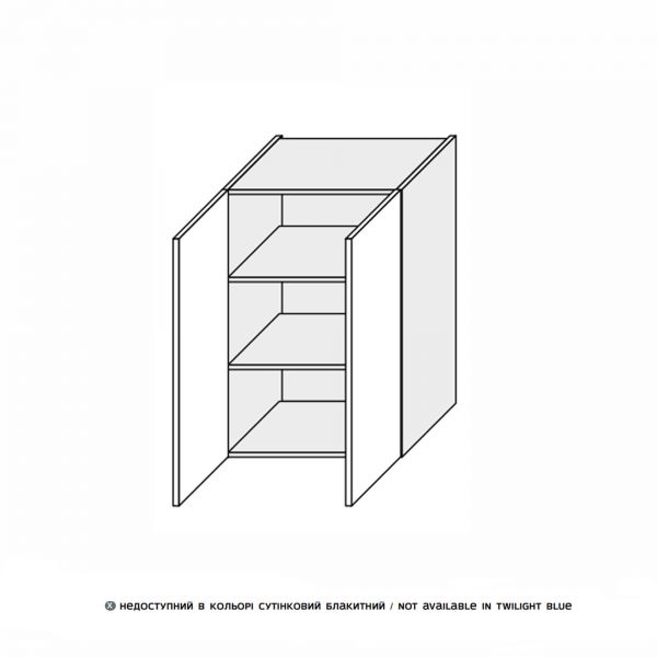 Upper section 80U/900 2dr of kitchen set Leo