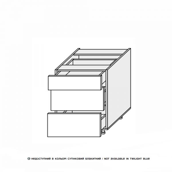 Lower section 80L3DR/820 Telescope of kitchen set Leo