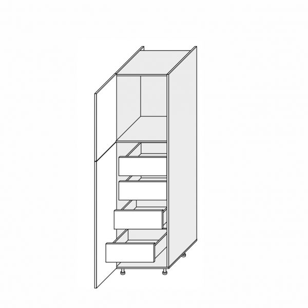 Cupboard section 60CS/2140 for Spare of kitchen set Leo