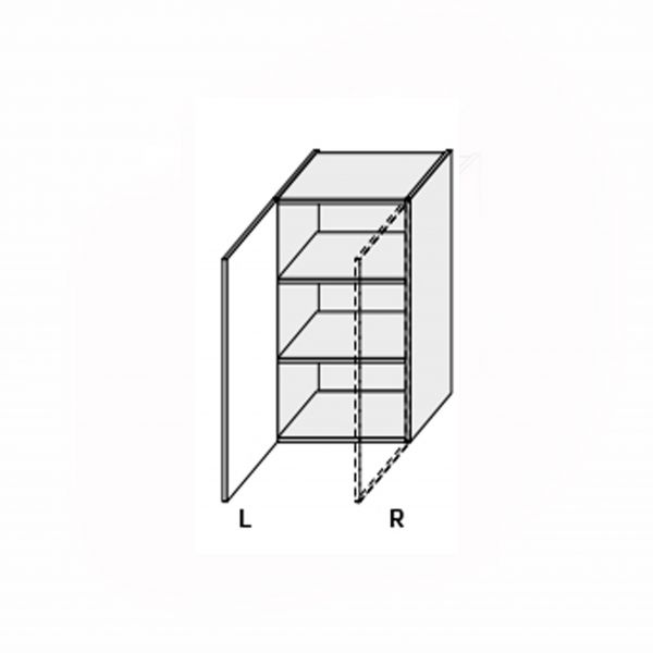 Upper section 40U/900 1dr of kitchen set Millenium Left