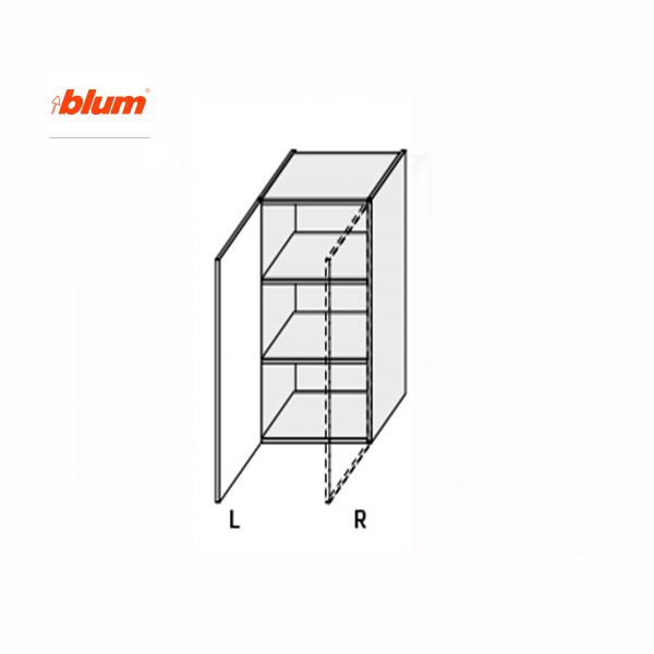 Upper section 20U/900 Pro Blum 1dr of kitchen set Millenium Left