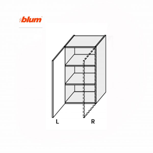 Upper section 40U/900 Pro Blum 1dr of kitchen set Millenium Left