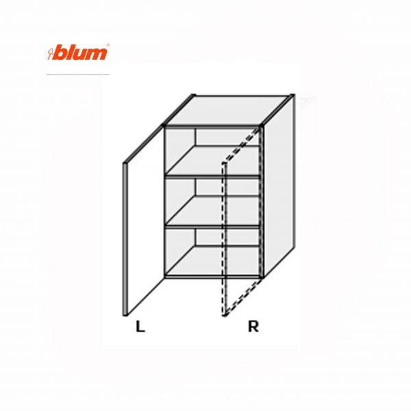 Upper section 60U/900 Pro Blum 1dr of kitchen set Millenium Left