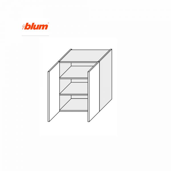 Upper section 60U/720 Pro Blum 2dr of kitchen set Millenium