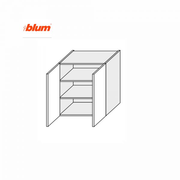 Upper section 80U/720 Pro Blum 2dr of kitchen set Millenium