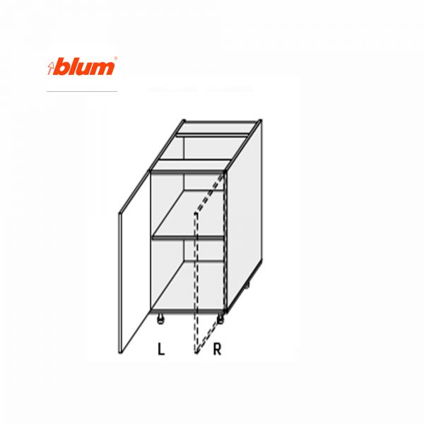 Lower section 20L/820 Pro Blum 1dr of kitchen set Millenium Left