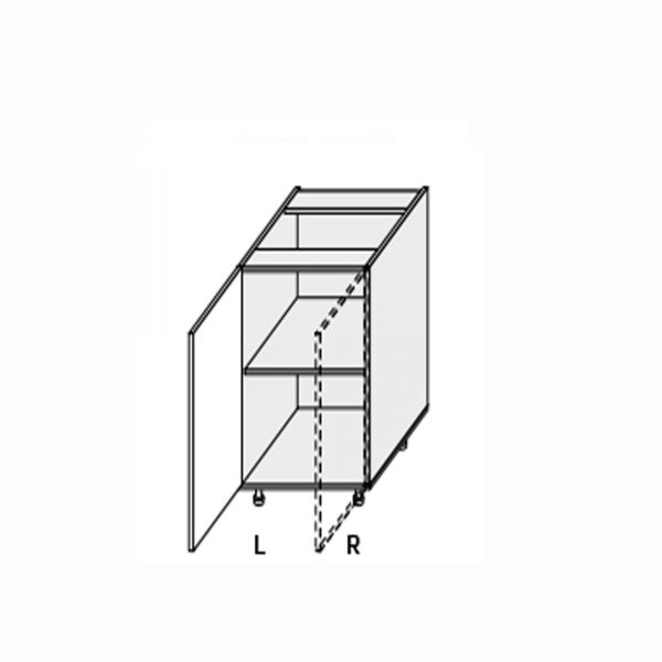 Lower section 30L/820 1dr of kitchen set Millenium Left