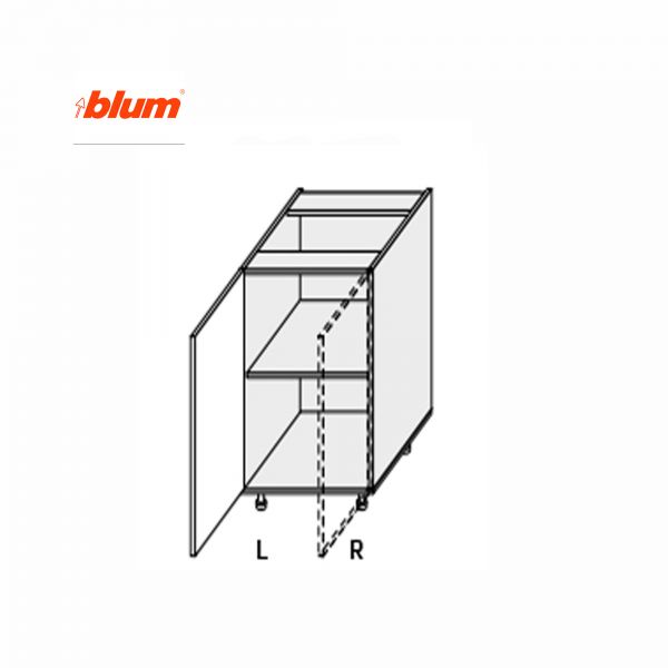 Lower section 30L/820 Pro Blum 1dr of kitchen set Millenium Left