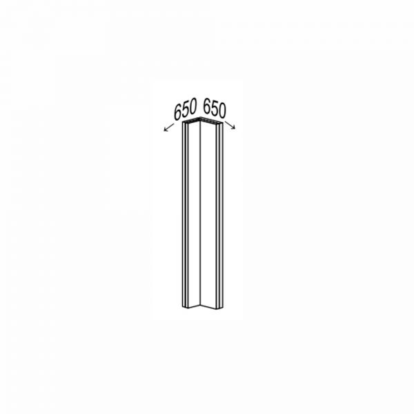 Lower section AngleL 90°/820 of kitchen set Millenium