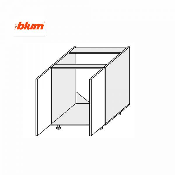 Lower section 60LS/820 Sink Pro Blum 2dr of kitchen set Millenium