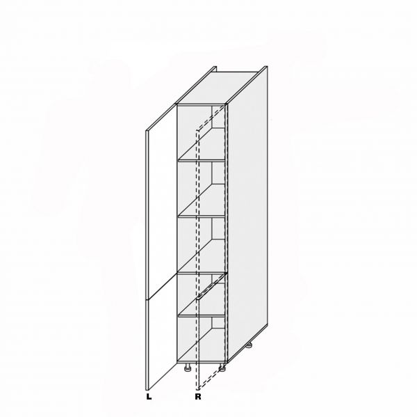 Cupboard section 40C/2140 of kitchen set Millenium Left