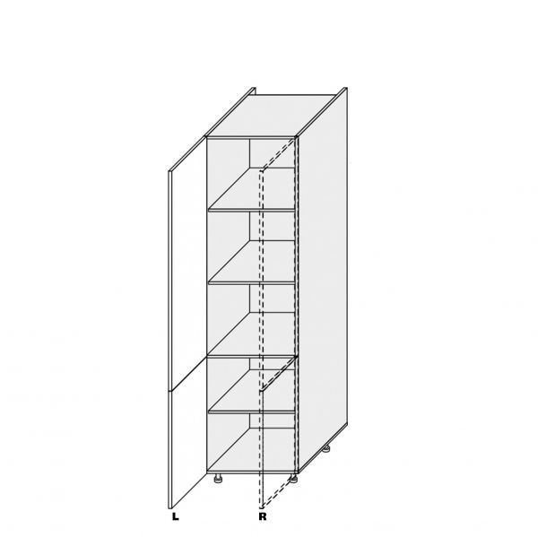 Cupboard section 60C/2140 of kitchen set Millenium Left