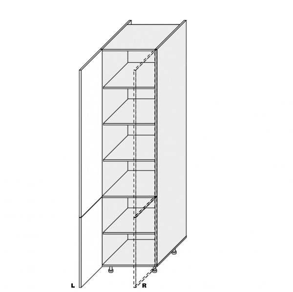 Cupboard section 60C/2320 of kitchen set Millenium Left