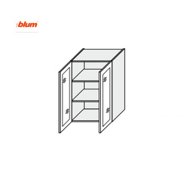 Upper section 80U/900 Showcase Pro Blum 2dr of kitchen set Vintage