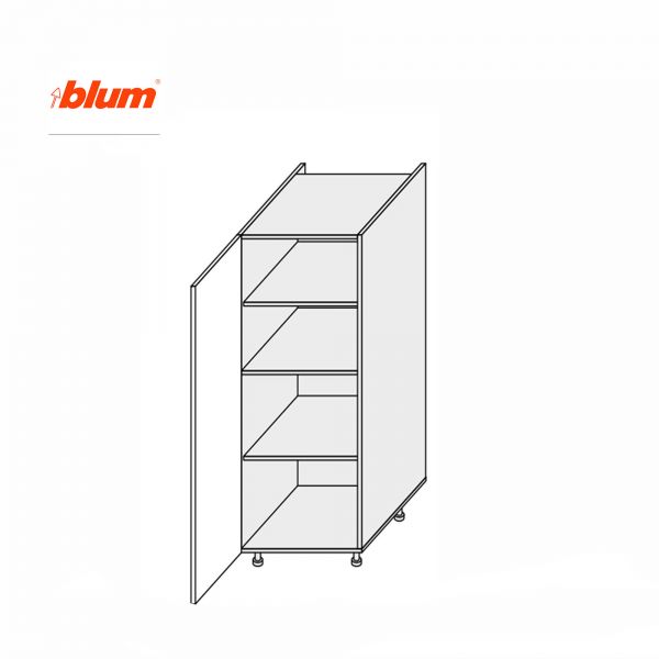 Cupboard section 60C/1420 Pro Blum of kitchen set Vintage