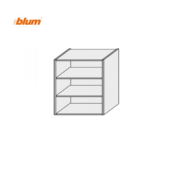 Carcass upper section 80U/720 Pro Blum 2dr of kitchen set