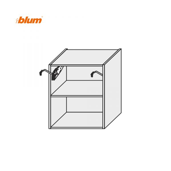 Carcass upper section 80U/720 Pro Blum Aventos 2dr of kitchen set