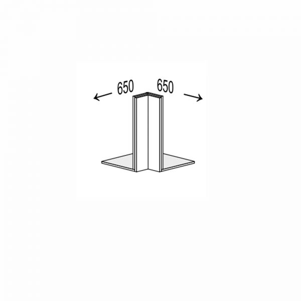 Carcass upper section Angle 90°/360 Entresol of kitchen set