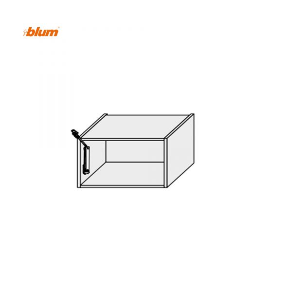 Carcass upper section 45U/360 Aventos Pro Blum 1dr of kitchen set