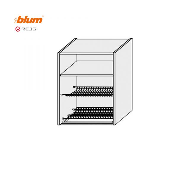 Carcass upper section 80UD/900 Drying Pro Blum+Rejs 2dr of kitchen set