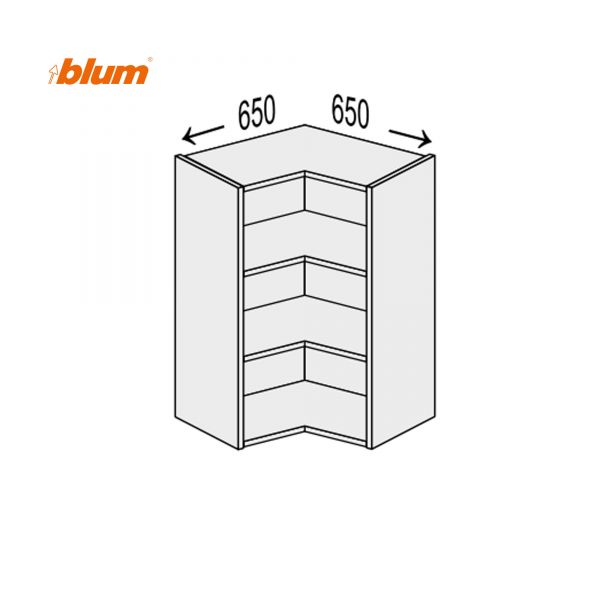 Корпус кухонний секцiя верхня КутВ 90°/900 