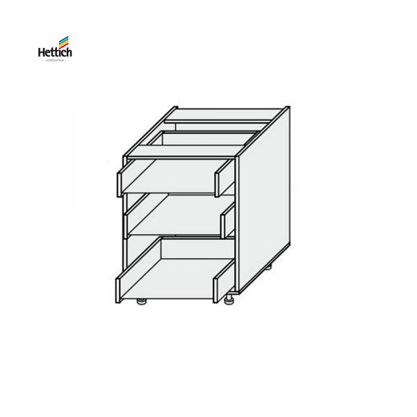 Carcass lower section 60L3DR/820 Pro Hettich of kitchen set