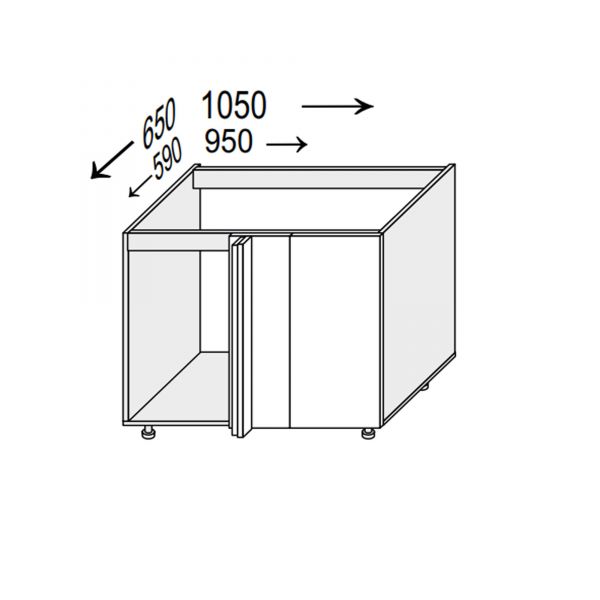 Корпус кухонний секцiя нижня КутН 90°/820 