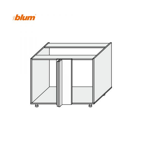 Carcass lower section AngleL 90°/820 Pro Blum 1dr of kitchen set