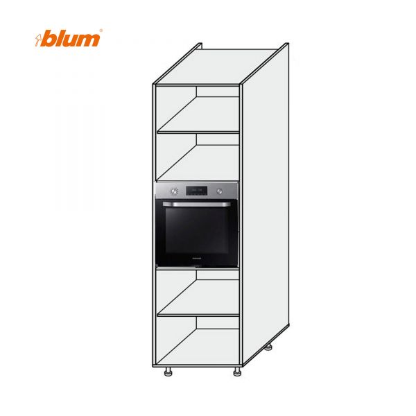 Carcass cupboard section 60CO/2140 Pro Blum Oven of kitchen set