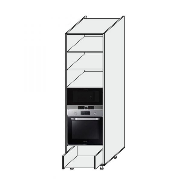 Carcass cupboard section 60COM1DR/2320 Oven+Microwave Telescope of kitchen set