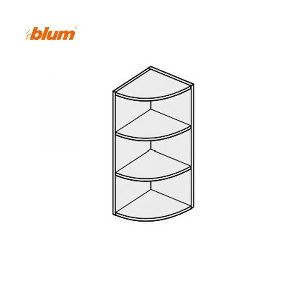 Carcass upper section 30UER/900 Radius ending Pro Blum 1dr of kitchen set