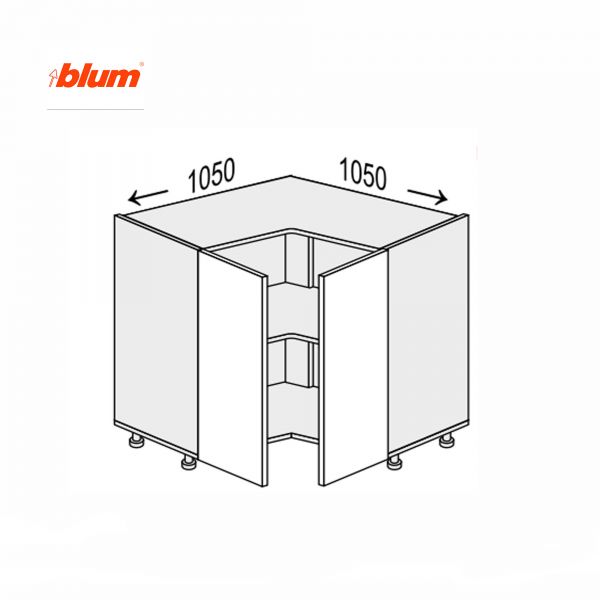 Секція Millennium WG нижня КутН 90°/820