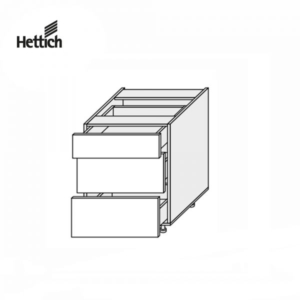 Lower section 60L3DR/820 Pro Blum+Hettich of kitchen set Millenium