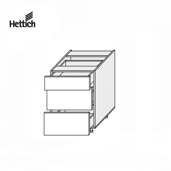 Lower section 40L3DR/820 Pro Blum+Hettich of kitchen set Millenium WG