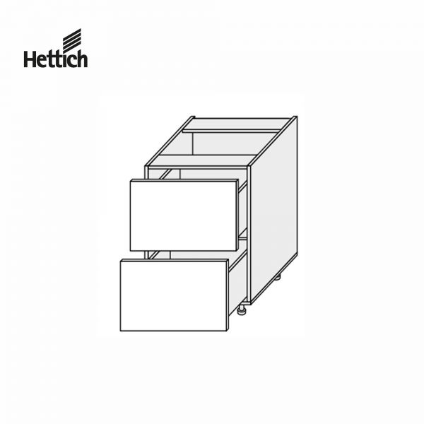 Lower section 60L2DR/820 Pro Blum+Hettich of kitchen set Millenium