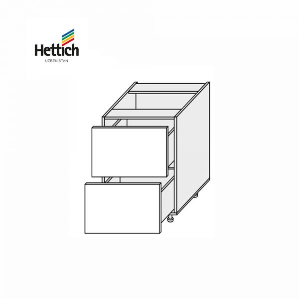 Lower section 60L2DR/820 Pro Blum+Hettich of kitchen set Millenium