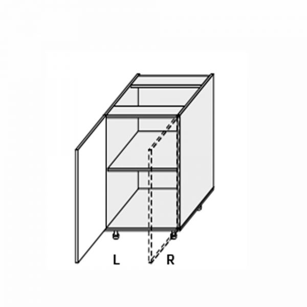Lower section 60L/820 1dr of kitchen set Millenium Right