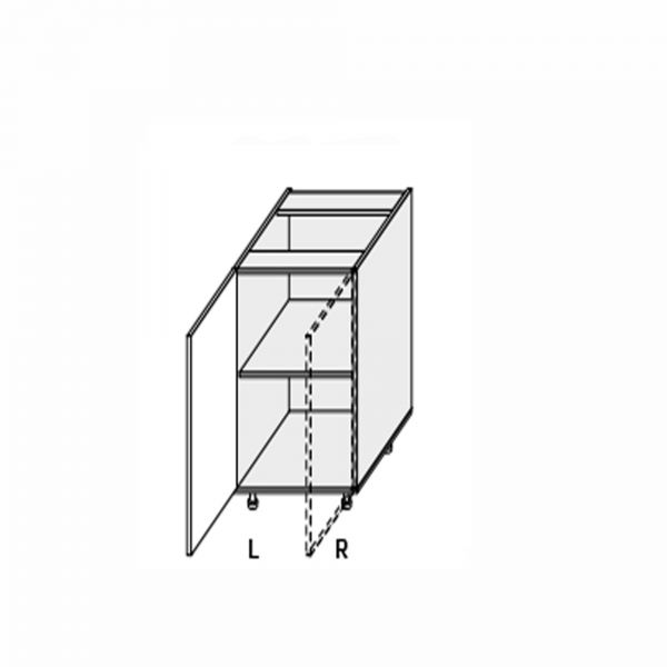 Lower section 20L/820 1dr of kitchen set Millenium WG Right
