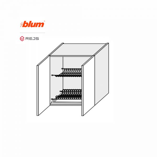 Upper section 80UD/720 Drying Pro Blum+Rejs 2dr of kitchen set Mary