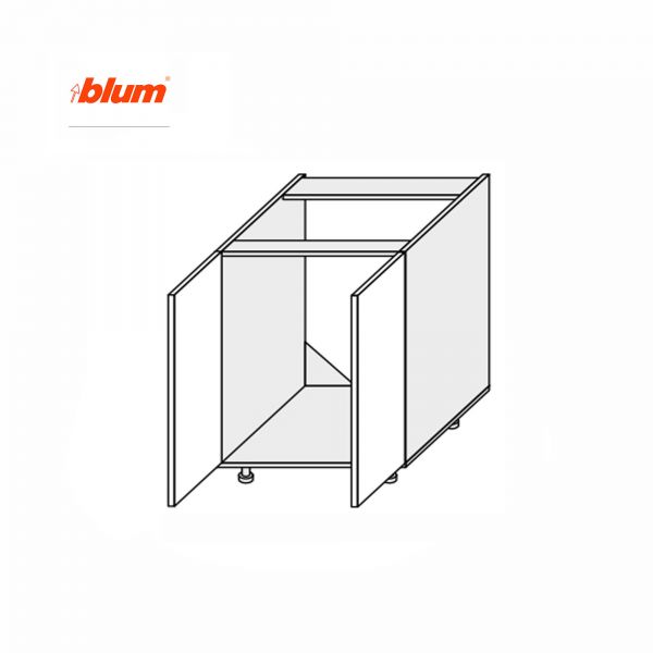 Lower section 60LS/820 Sink Pro Blum 2dr of kitchen set Mary