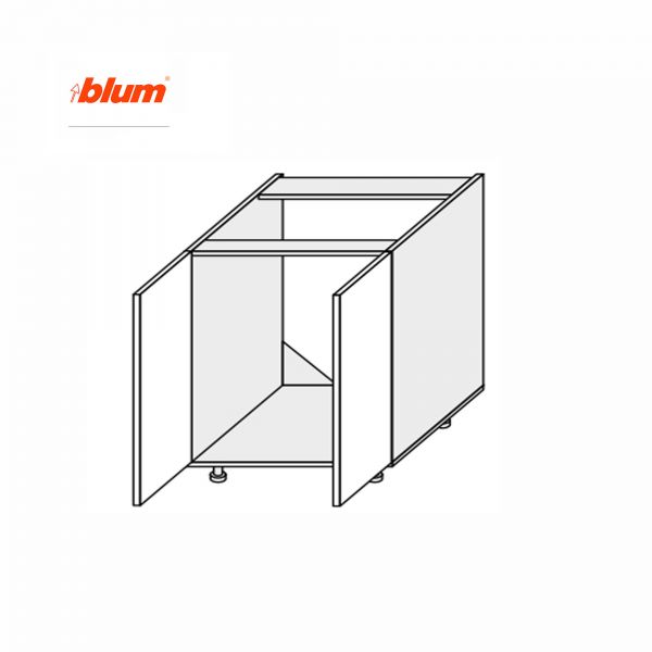 Lower section 80LS/820 Sink Pro Blum 2dr of kitchen set Mary
