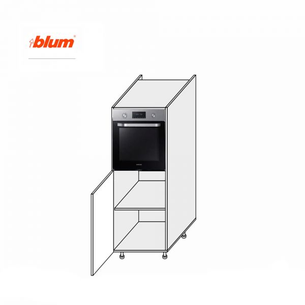 Cupboard section 60CO/1420 Pro Blum Oven of kitchen set Mary