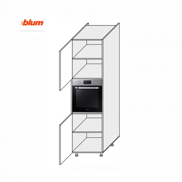 Cupboard section 60CO/2140 Pro Blum Oven of kitchen set Mary