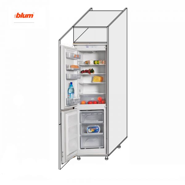 Cupboard section 60CF/2320 Pro Blum Fridge of kitchen set Mary