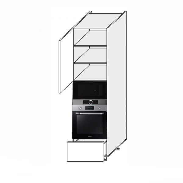 Cupboard section 60COM1DR/2320 Oven+Microwave Telescope of kitchen set Valencia
