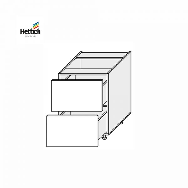 Lower section 80L2DR/820 Pro Hettich of kitchen set Valencia